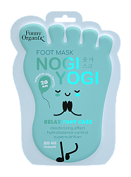 Тканевая маска для ног Funny Organix Nogi Yogi Ультрасмягчающая 40 г