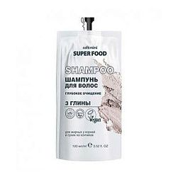 Шампунь для волос Cafe Mimi Super food глубокое очищение 3 глины 100 мл