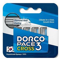 Сменные кассеты Dorco для Pace 3 Cross 4 шт