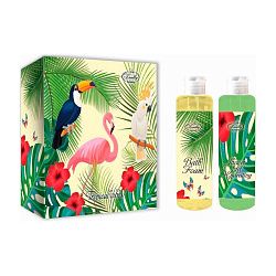 Подарочный набор Liss Kroully Tropical Energy (пена для ванн + гель для душа)