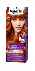 Крем - краска для волос Palette Интенсивный цвет 7-77 Роскошный медный KR7 50 мл