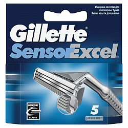Кассеты для станка Gillette Sensor Excel 5 шт