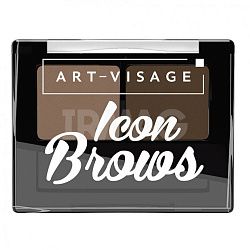 Тени для бровей Art-Visage Icon Brows 101 шатен