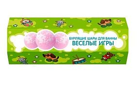 Подарочный набор Cafe Mimi Весёлые игры (шар 40 г 3 шт)