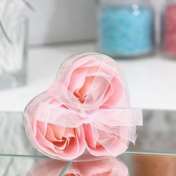 Подарочный набор Secret Beauty Мыльные розовые розочки 3 шт