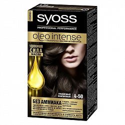 Краска для волос Syoss Oleo Intense 4-50 Графитовый каштановый 50 мл