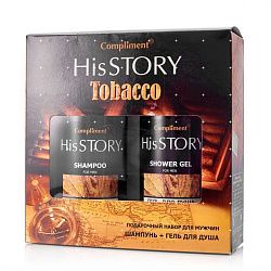 Подарочный набор Compliment №996 His Story "Tobacco" (шампунь+гель для душа)