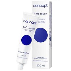 Краска для волос CONCEPT Soft Touch Блондин пепельно-фиолетовый 7.16 100 мл