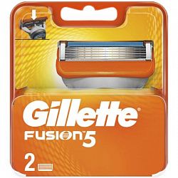 Кассета сменная для бритья Gillette FUSION 2шт Топ