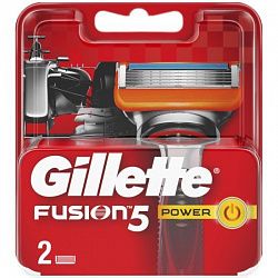 Кассета сменная для бритья Gillette FUSION Power 2шт