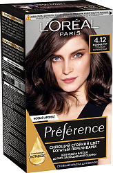 Краска для волос L'Oreal Preference 4.12 Монмартр