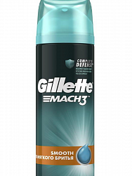 Гель для бритья GILLETTE MACH-3 Гладкость и мягкость 200мл