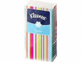 Носовые платочки Kleenex Original бумажные белые 10 шт