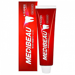 Зубная паста Medibeau Total Clinic Red для комплексного ухода чувствительных десен 120 г