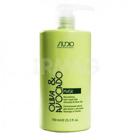 
                                Маска для волос Kapous Studio Professional Olive and Avocado Питательная 750 мл