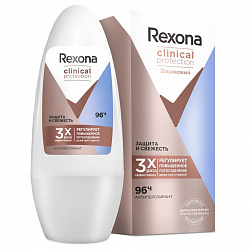 Дезодорант - роликовый Rexona Clinical Protection Защита и Свежесть 50 мл