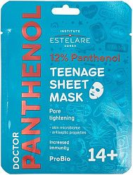 Тканевая маска для лица Institute Estelare Doctor Pantenol подростковая для проблемной кожи 20 г