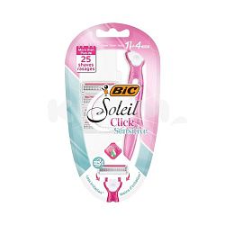 Станок для бритья Bic Miss Soleil Click Sensitive одноразовый 4 шт