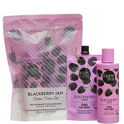 Подарочный набор Organic Shop Classic Blackberry Jam Tonus Face Set (Тоник + Маска)