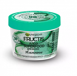 Маска для волос Garnier Fructis Superfood 3 в 1 Увлажнение Алоэ 390 мл