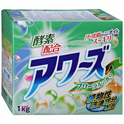 Порошок для стирки Rocket Soap "Awa's" с энзимами Цветочный 1 кг