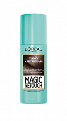 Спрей для волос L'Oreal Magic Retouch тонирующий для закрашивания корней 02 Тёмно-каштановый 75 мл Топ