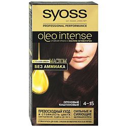 Краска для волос Syoss Oleo Intense 4-15 Ореховый каштановый 50 мл