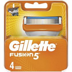 Кассета сменная для бритья Gillette FUSION 4шт Топ