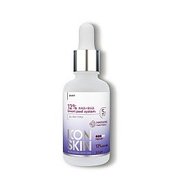 Пилинг для лица Icon Skin Smart профессиональный уход с 12% AHA+BHA кислотами Step 5.1 30 мл