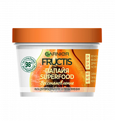 Маска для волос Garnier Fructis Superfood 3 в 1 Восстанавливающая Папайя 390 мл