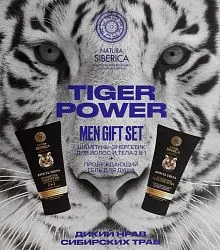 Подарочный набор Natura Siberica Men Tiger Power (Шампунь для волос + крем для лица)