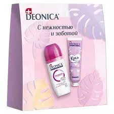 Подарочный набор Deonica С нежностью и заботой (дезодорант Невидимый + крем для рук)